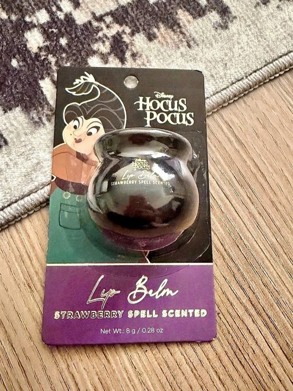 NWT ✨ Disney Hocus Pocus Lip Balm Strawberry Spell Scented